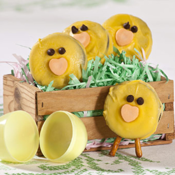 Easter chick cookies