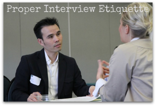 Job Interview etiquette