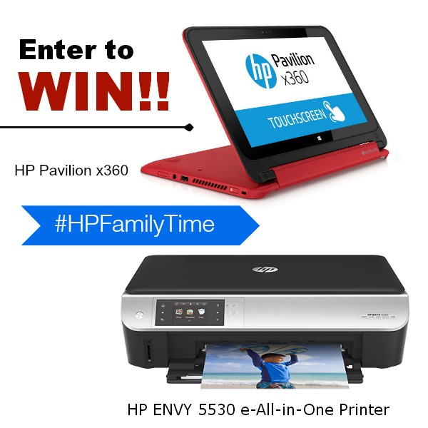 Win an HP prize package! #HPFamilyTime