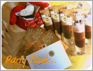 Dove chocolate party invites
