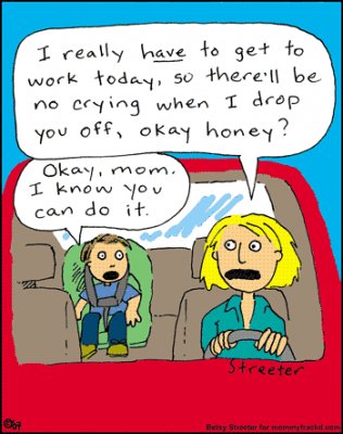 Funny cartoon about moms
