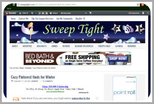 Screen shot of SweepTight.com