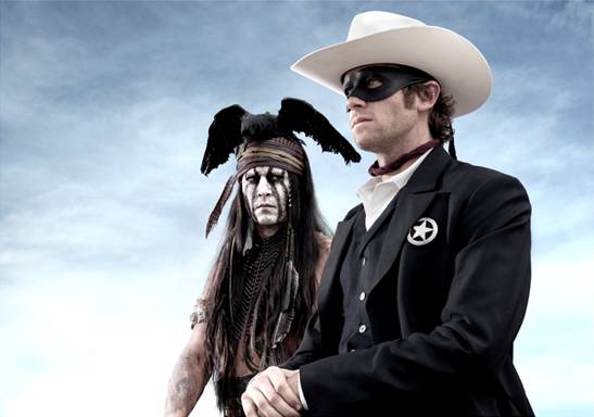 Lone Ranger with Johnny Depp