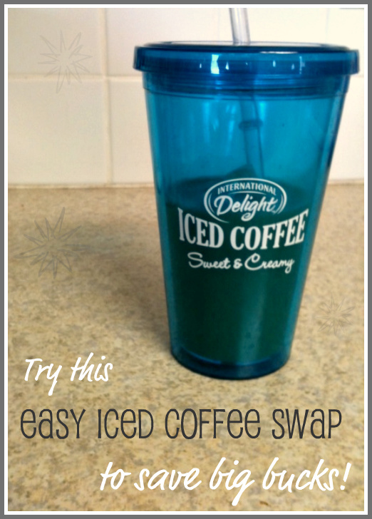 save money with the iced coffee swap
