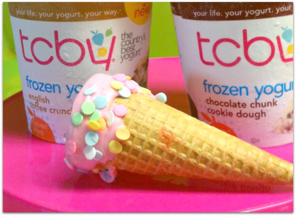 TCBY dipped cones
