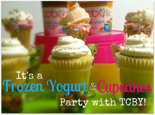 cupcakes and frozen yogurt party