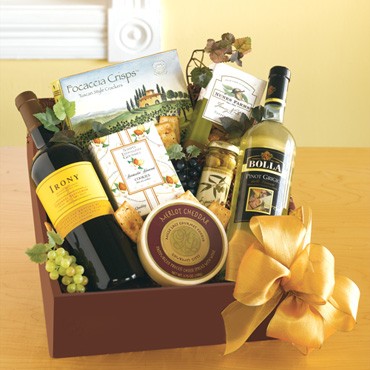 Affordable wine gift baskets