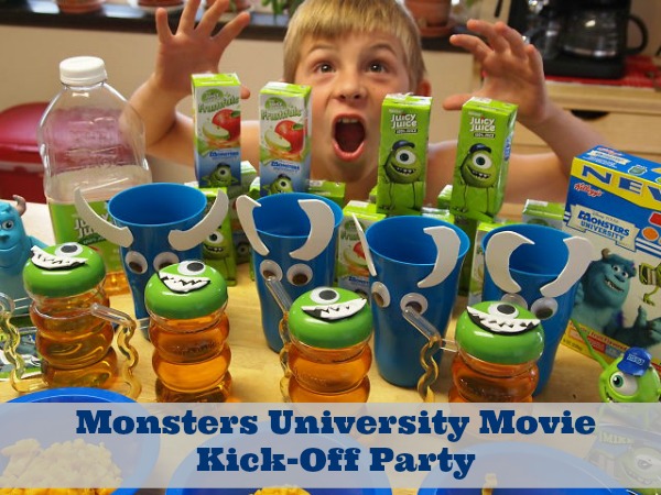 Fun party ideas for Monsters Inc or Monsters U party!