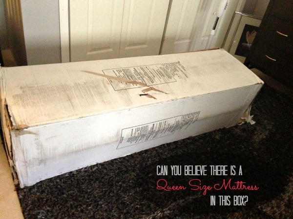 Memory foam mattress - it fits in a box?!
