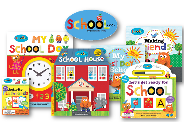 Schoolies books and learning tools to prep for preschool