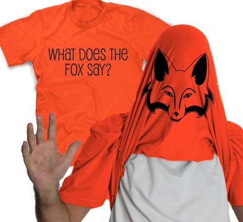 What does the fox say tee shirt