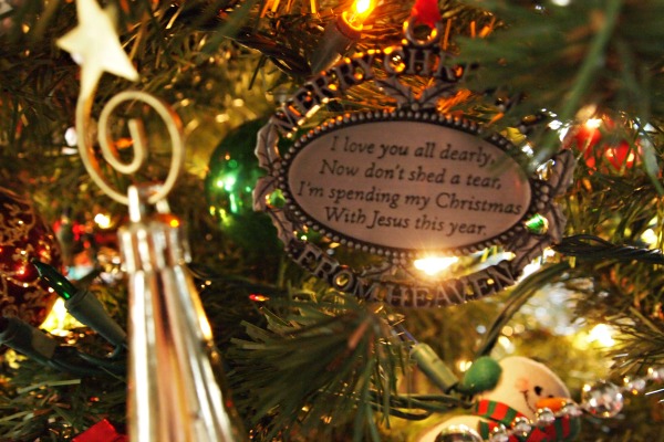 Christmas from Heaven ornament