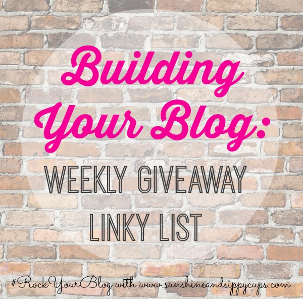Weekly Blog Giveaway Linky List