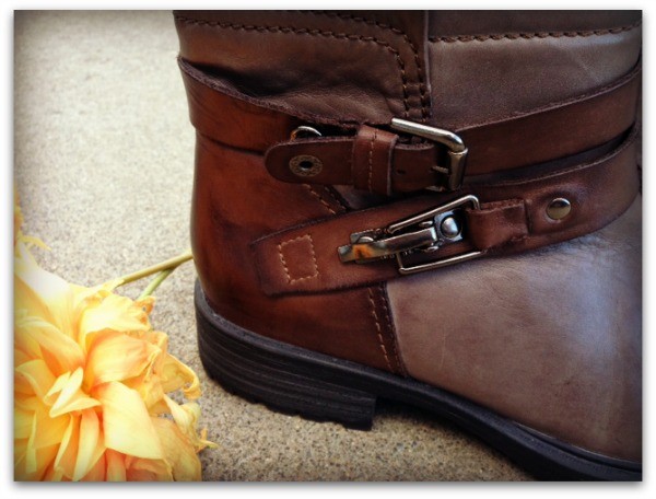 Detail on Pepperidge boot from Earth Footwear