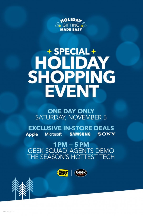 Best Buy Deals - in-store one-day shopping event