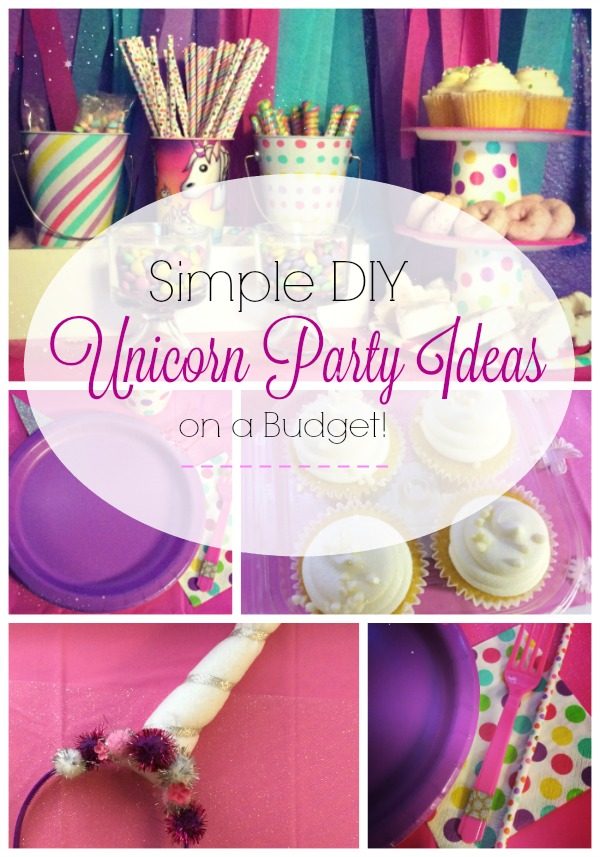 Simple DIY Unicorn Party Ideas on a Budget